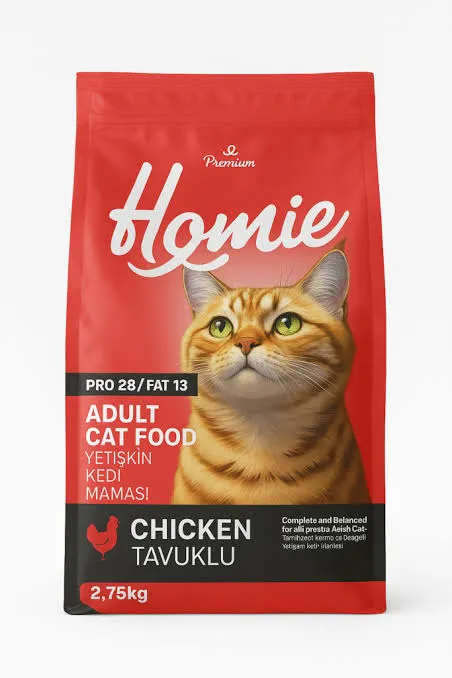 Homie Premium Adult Cat Food – Chicken