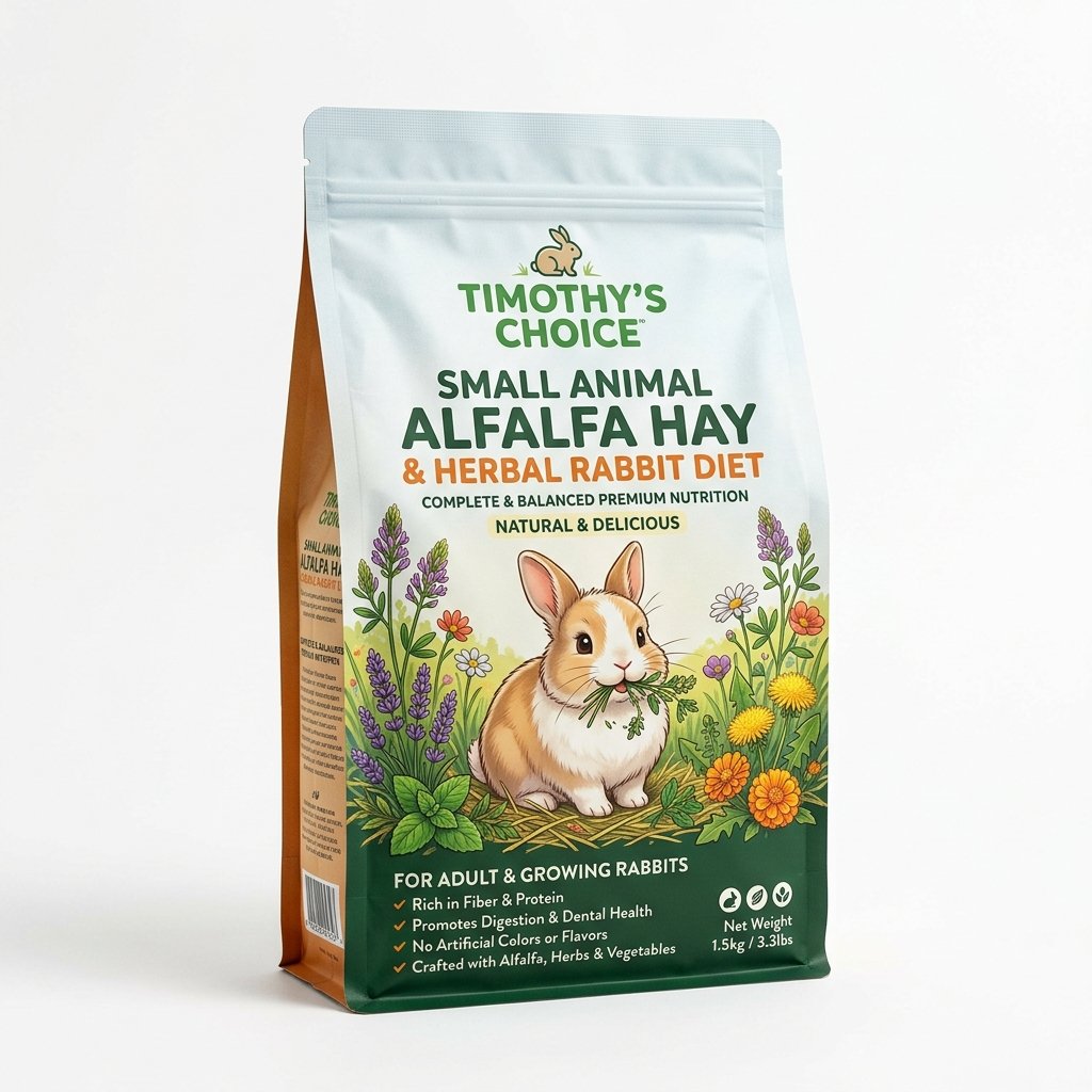 Small Animal Alfalfa Hay & Herbal Rabbit Diet 1.5kg